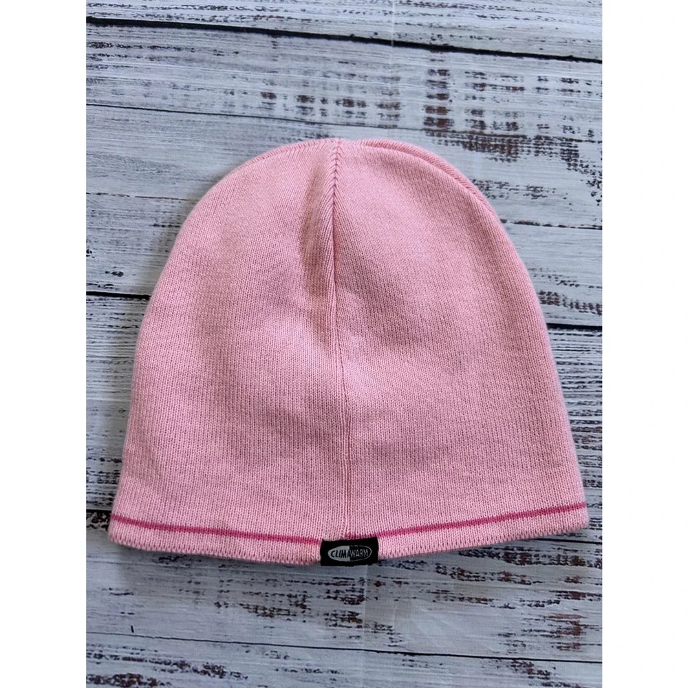 Adidas Beanie Women Pink ClimaWarm Knit Logo‎ Hat